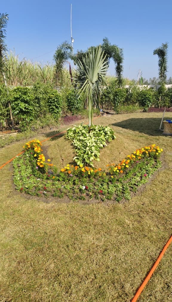 Ganga river and peaceful landscape