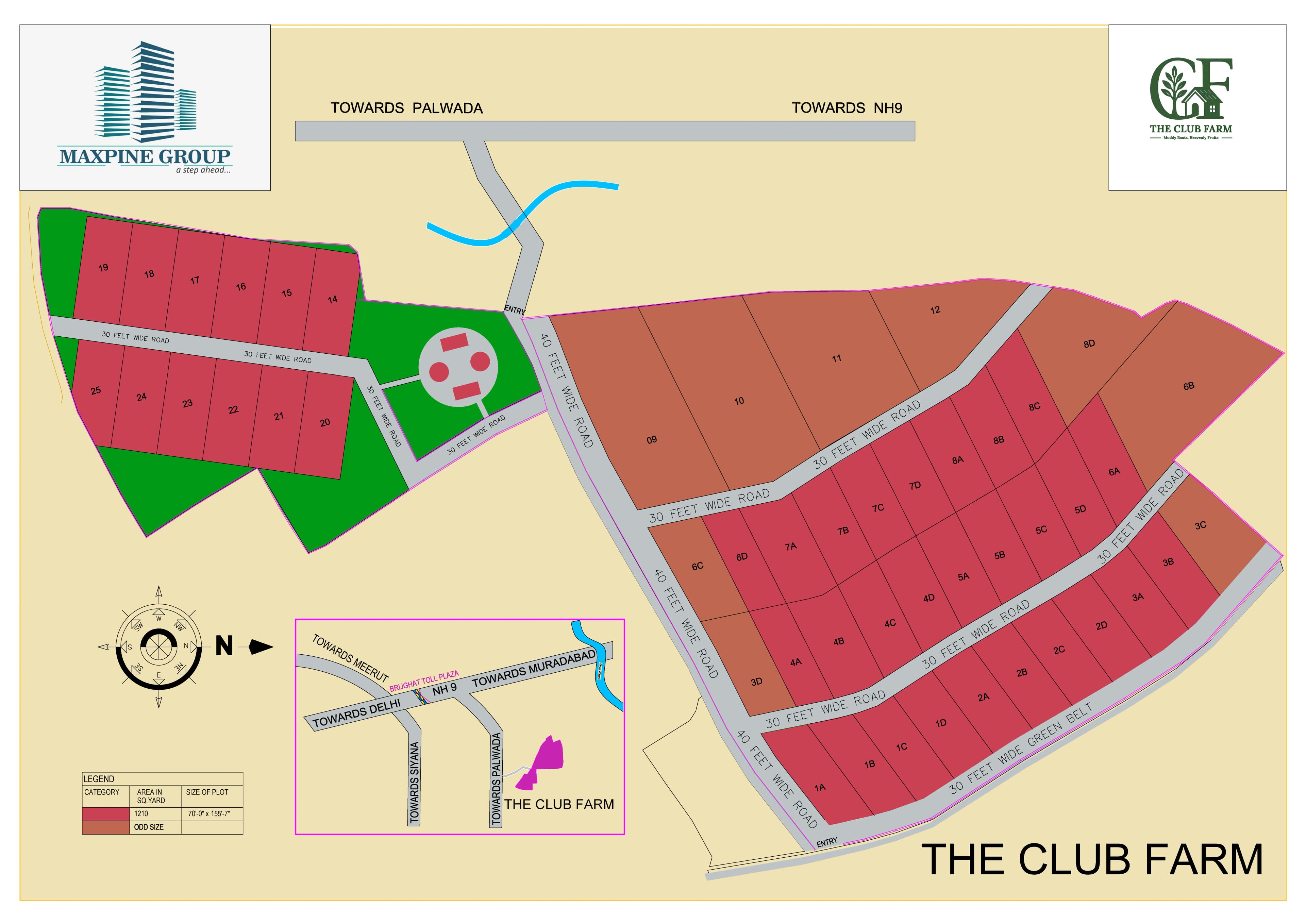 The Club Farm Layout Plan